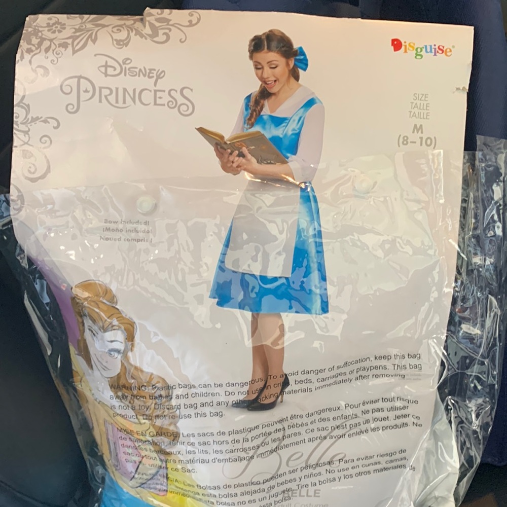 Disney princess belle costume womens size 8-10